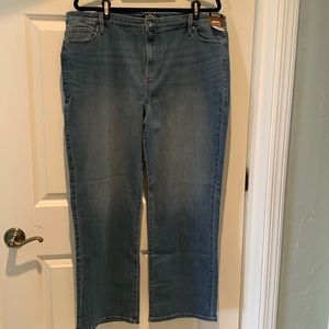 Buffalo David Bitton high rise straight leg denim jeans size 18/38